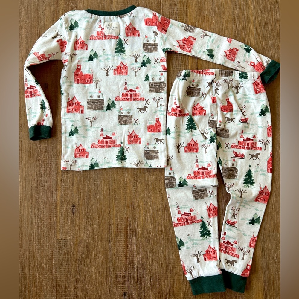 Burt's Bees Matching Kids Pajama Sets - Picture 6 of 9